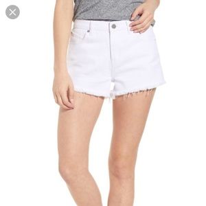 Volcom mid-rise denim shorts